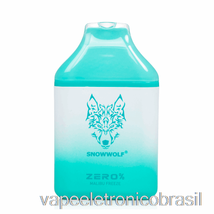 Vape Recarregável Snowwolf Zero 5500 0% Livre De Nicotina Descartável Malibu Freeze